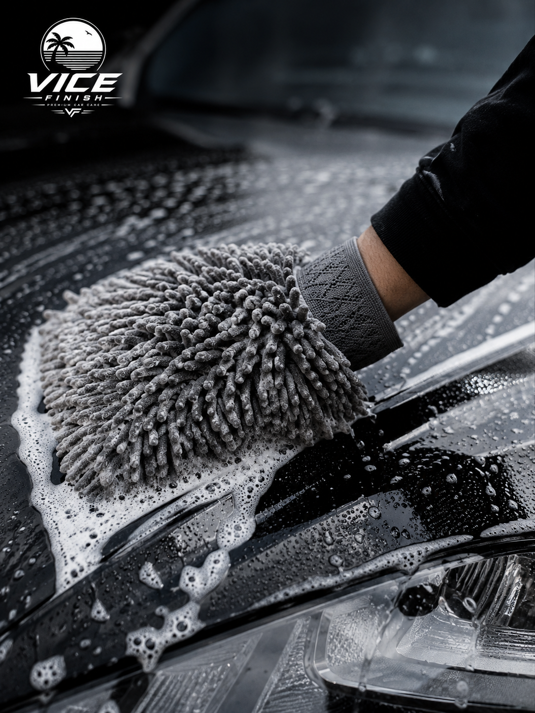Vice Finish Premium Chenille Wash Mitt