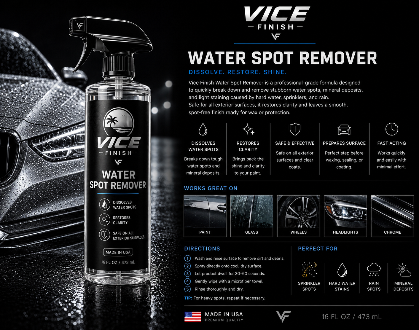 Vice Finish Water Spot Remover