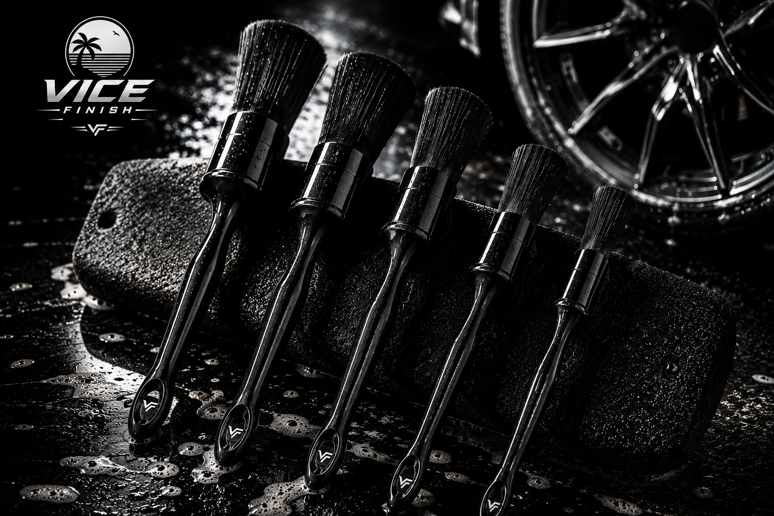 Vice Finish TightSpot Detail Brushes